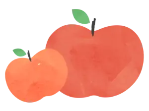 りんごのイラスト